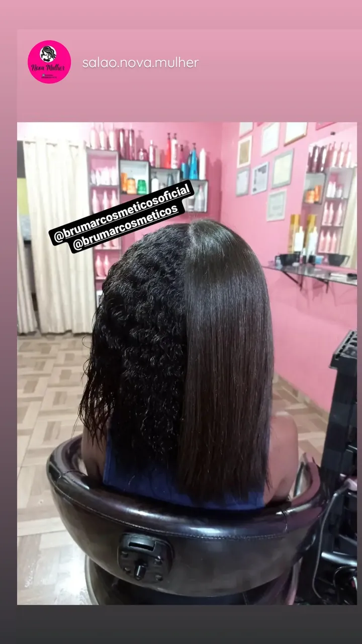 Resultado real com o Gloss Brumar