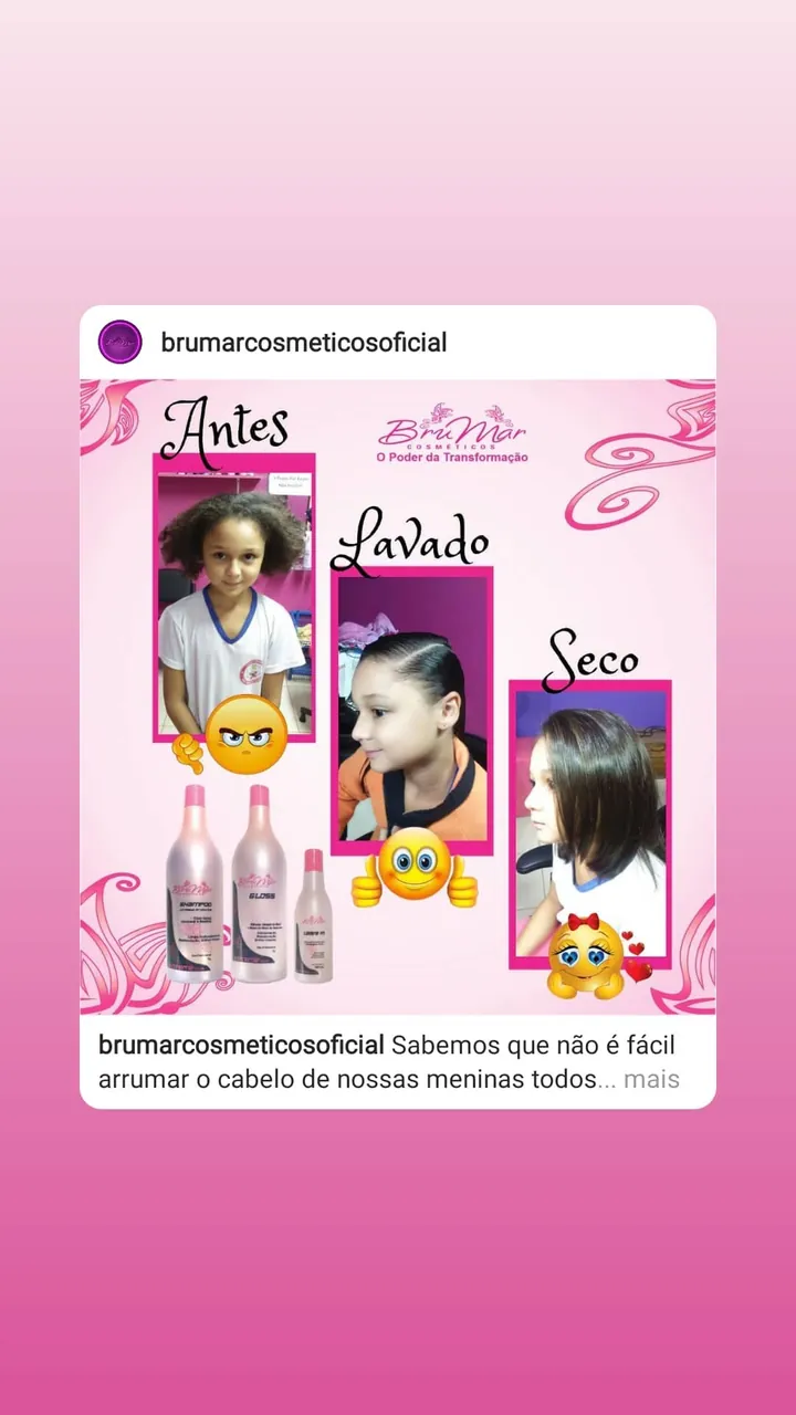 Resultado real com o Gloss Brumar